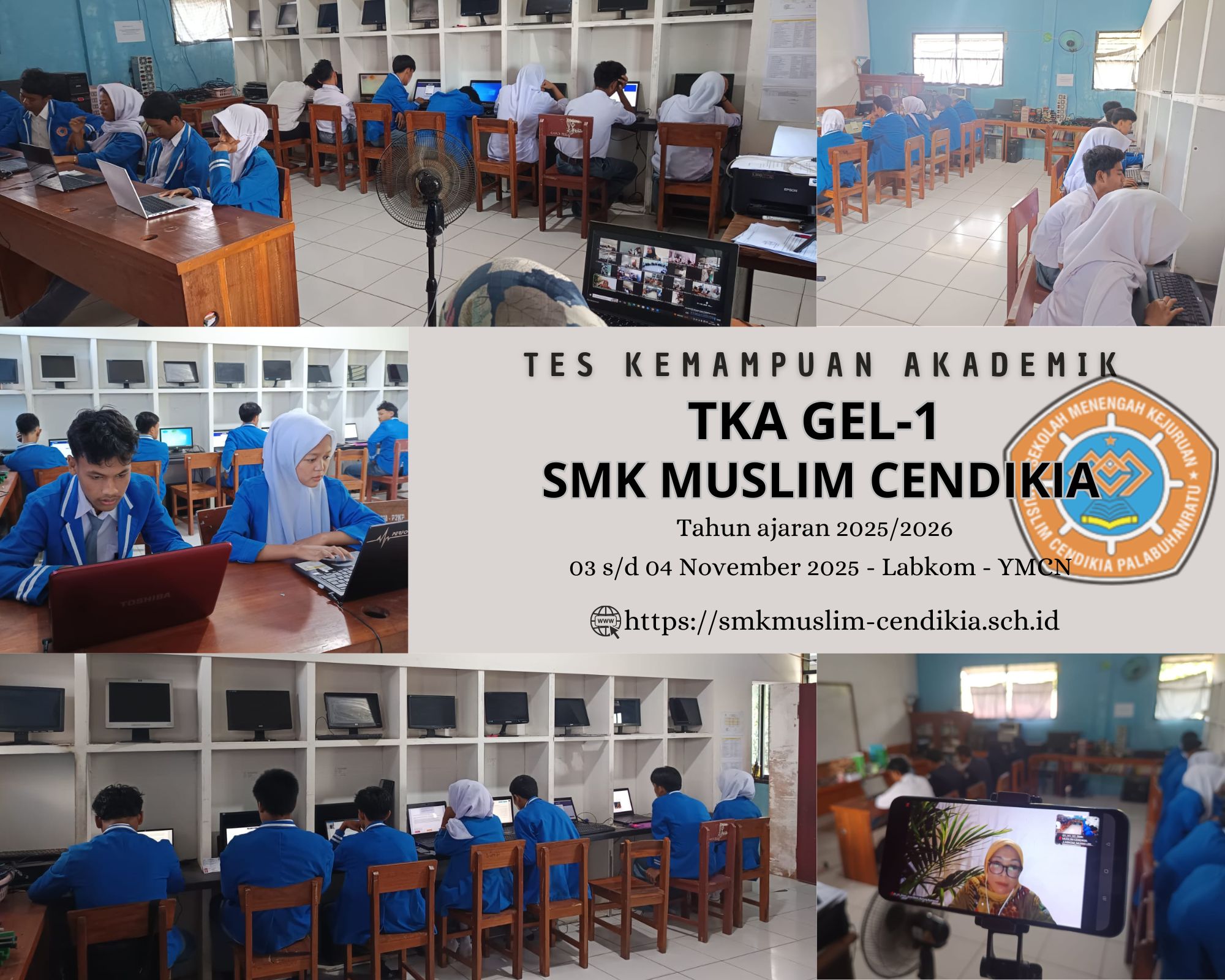 Kegiatan Asesmen/ujian sekolah Media